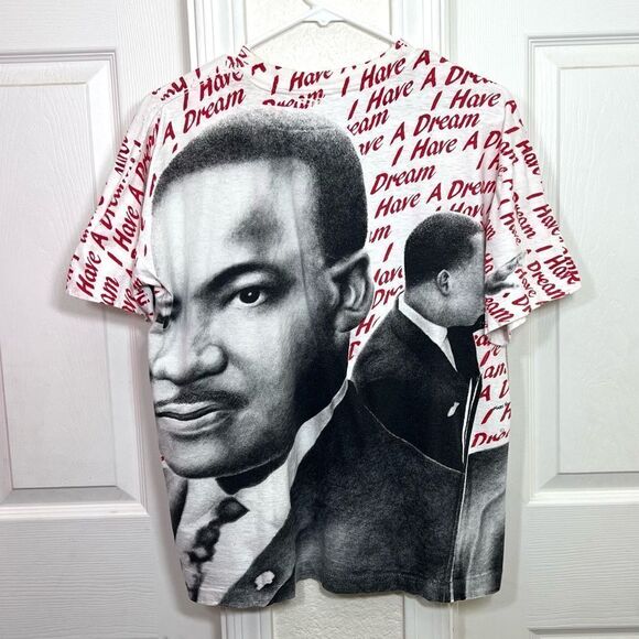 Vintage 1990 Martin Luther King "I Have A Dream" Tee Cotton Single Stitch XL - Picture 13 of 15